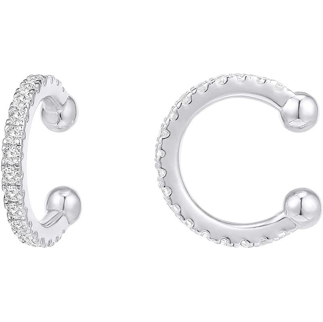 Sterling Silver Sparkle Ear Cuff