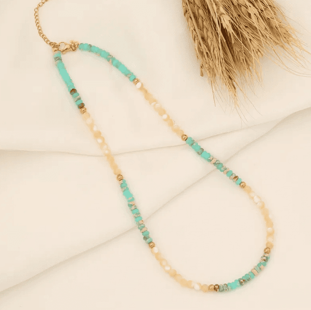 Natural Stone Necklace Turquoise 