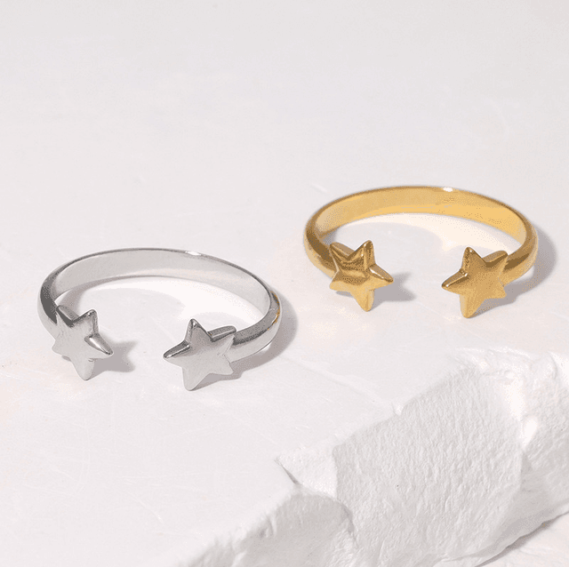Stars Stainless Steel Ring